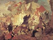 Karl Briullov The Siege of Pskov by the troops of stephen batory,King of Poland china oil painting artist